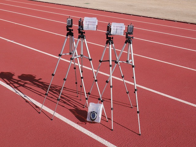 陸上競技やトレーニングに最適❗️光電管 タイム計測器‼️